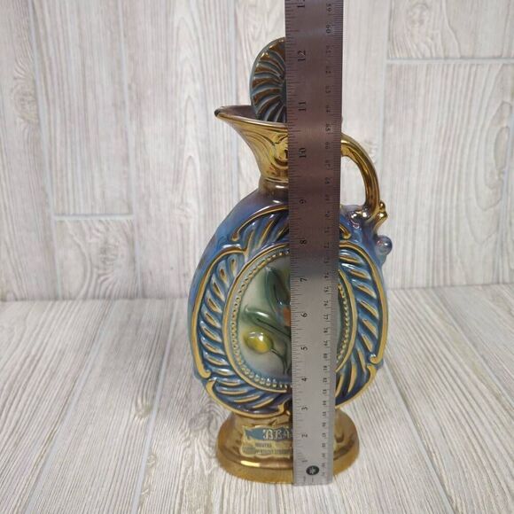 Jim Beam 1973 Tulip Kentucky Bourbon Whiskey 175 Month Decanter with Box Empty - Picture 11 of 11